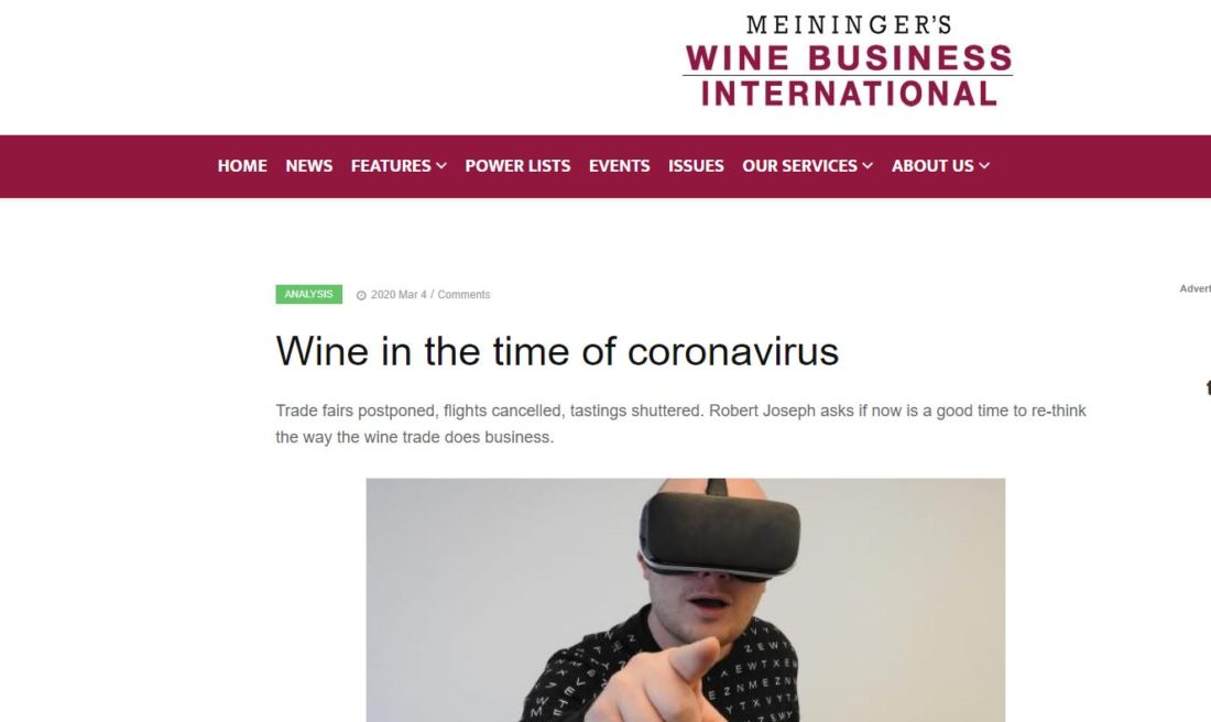 vino e coronavirus